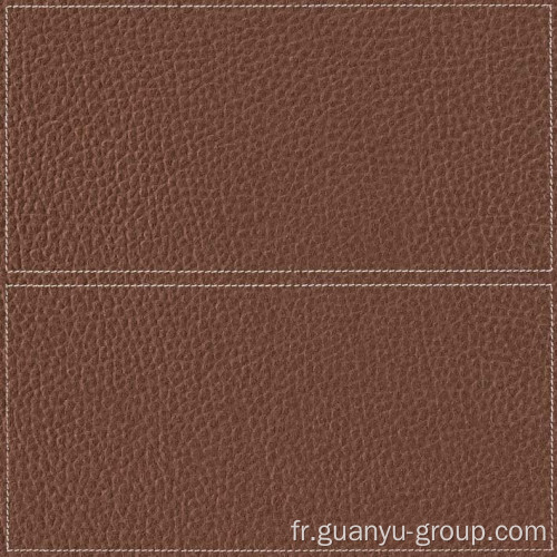 Cuir beige avec armature décoration rustique carrelage